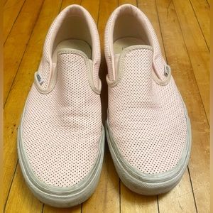 Vans Perforated Leather Slip-Ons